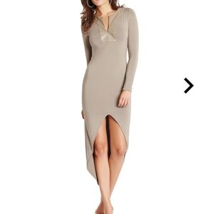 Marciano Long Sleeve Maxi Dress NWT